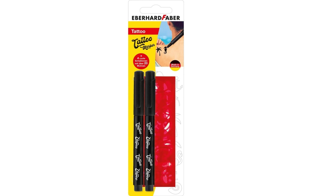 EBERHARD FABER Crayons Tattoo 2pces Blister (2 pces)