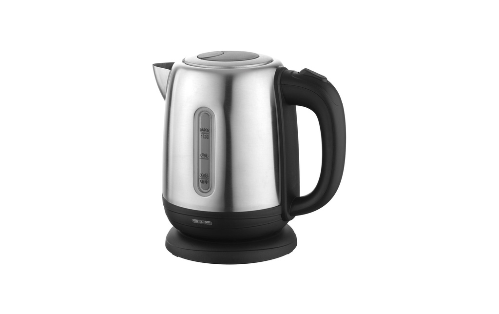 OHMEX Bouilloire 1.2 l, Noir/Argenté