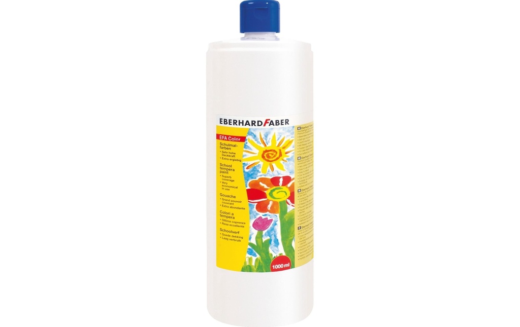 EBERHARD FABER Peinture tempera blanc (1000 pces)