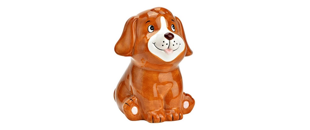 G. Wurm Tirelire Chien 12 x 17 x 12 cm