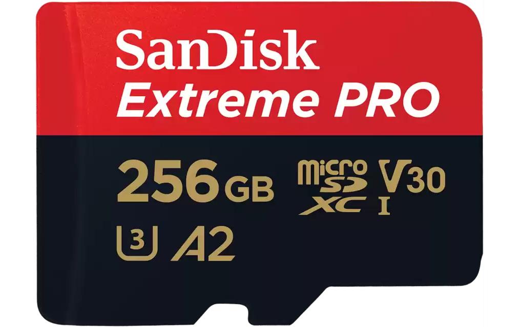 SanDisk Carte microSDXC Extreme PRO 256 GB