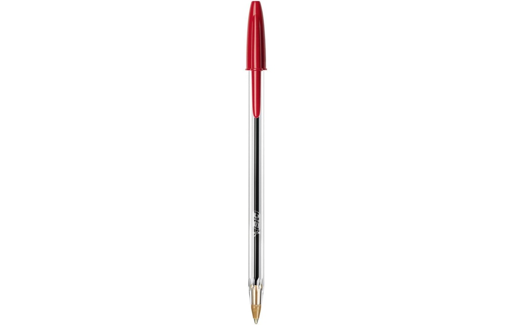 BIC Stylo bille Cristal Original 0.32 mm Rouge, 50 pièces