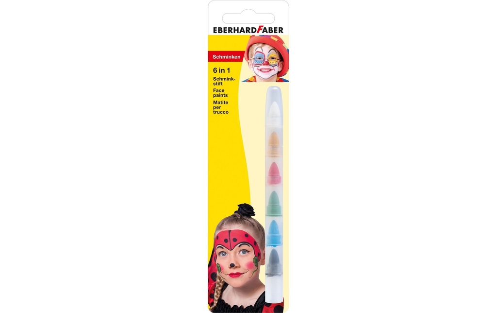 EBERHARD FABER Crayon de maquillage 6en1 (6 pces)