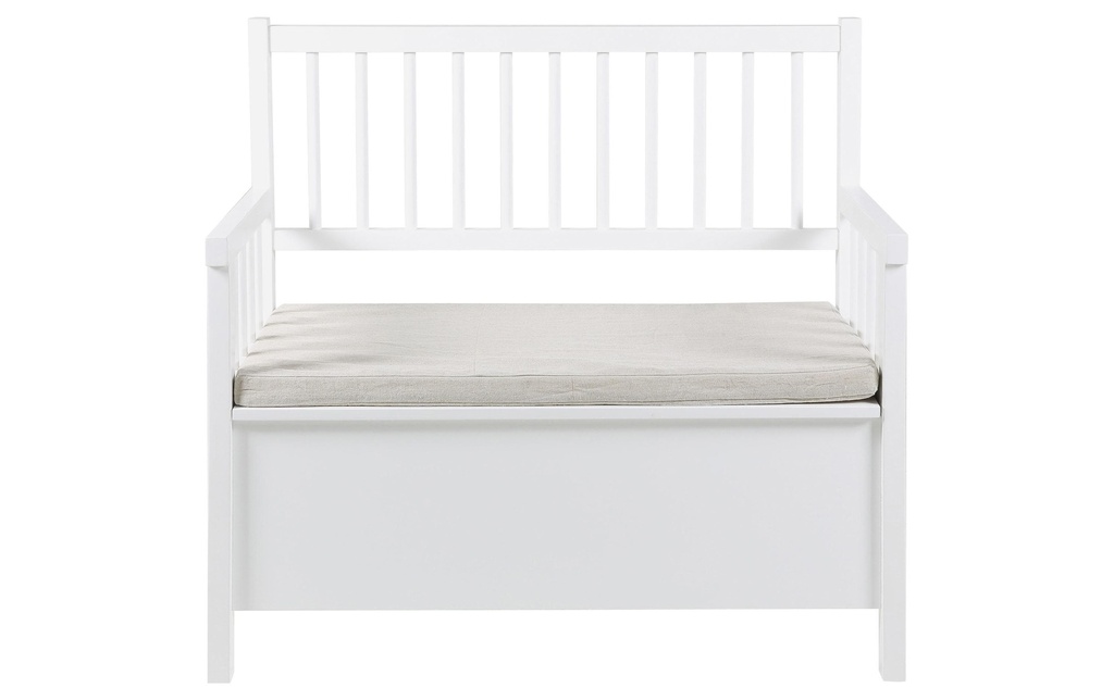AC Design Banc Aster 90 x 48 x 85 cm, Blanc