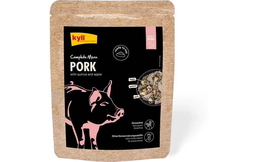 kyli Alimentation humide Complete Menu Pork, 300 g