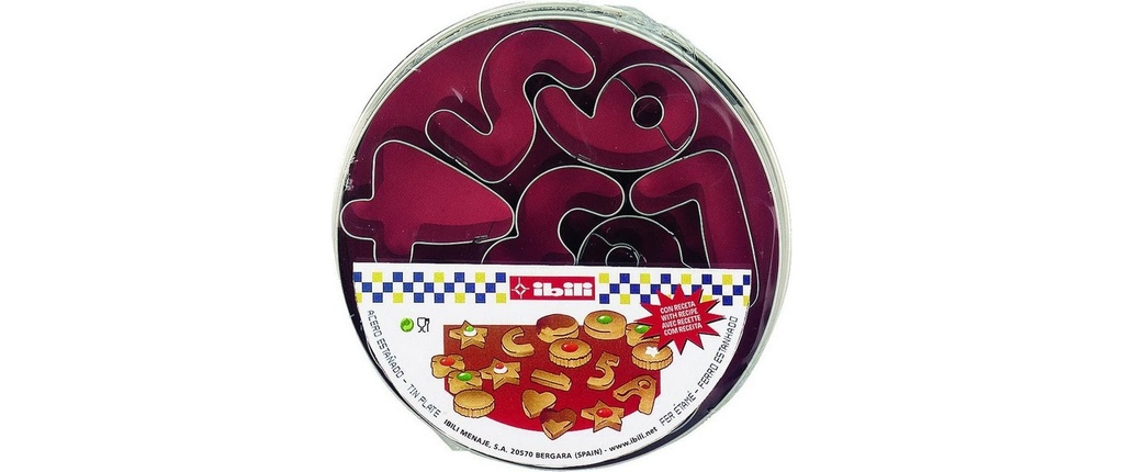 Ibili Emporte-pièce pour biscuits Chiffres 2.5 cm