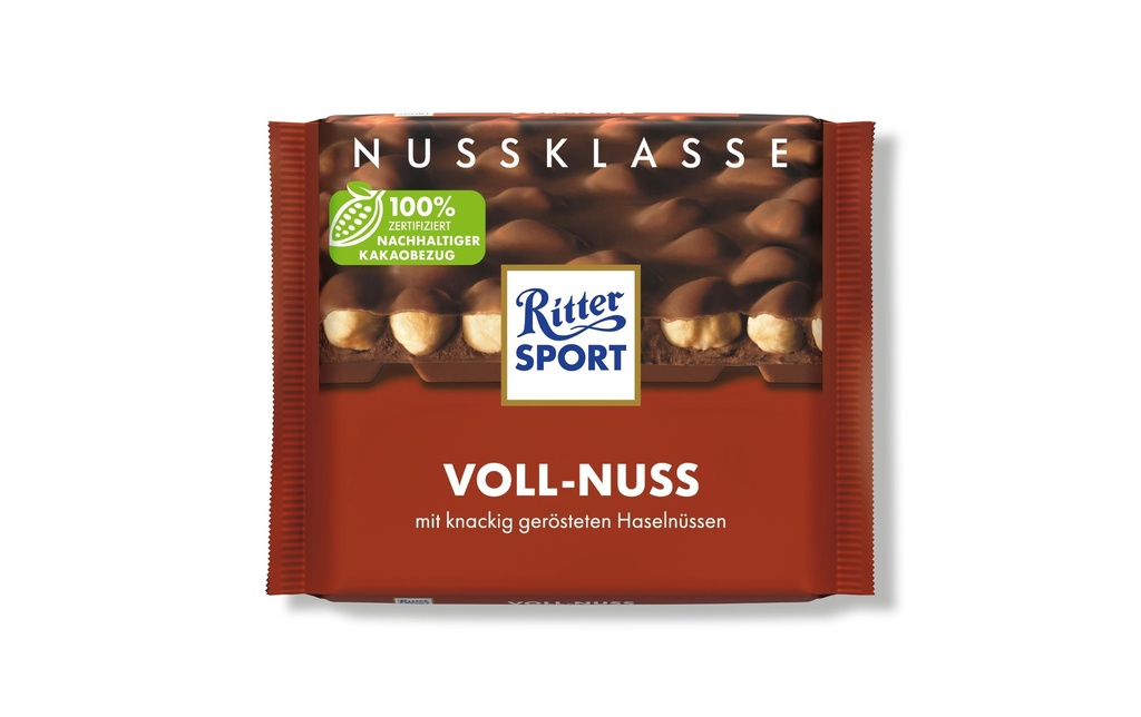 Ritter Sport Chocolat Plein de noix 100 g