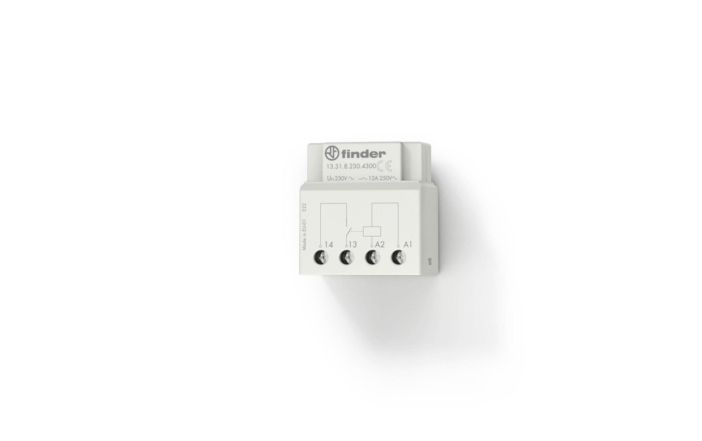 Finder Relais Serie 13 12A 230 V 1 ferme-porte encastré