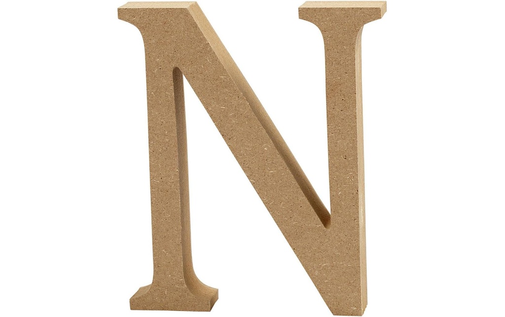Creativ Company Lettre en bois N 1 pièce