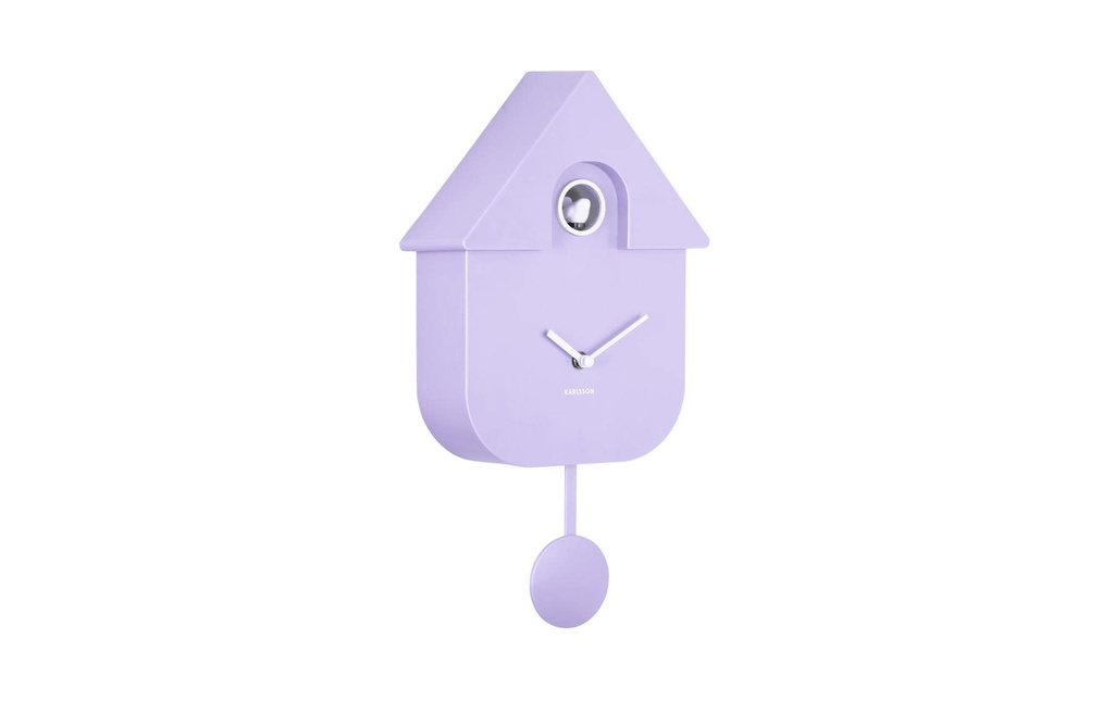 KARLSSON Horloge murale Coucou Soft Purple