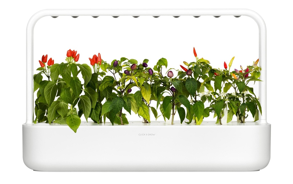 Click and Grow Pot à herbes aromatiques Smart Garden 9 Blanc