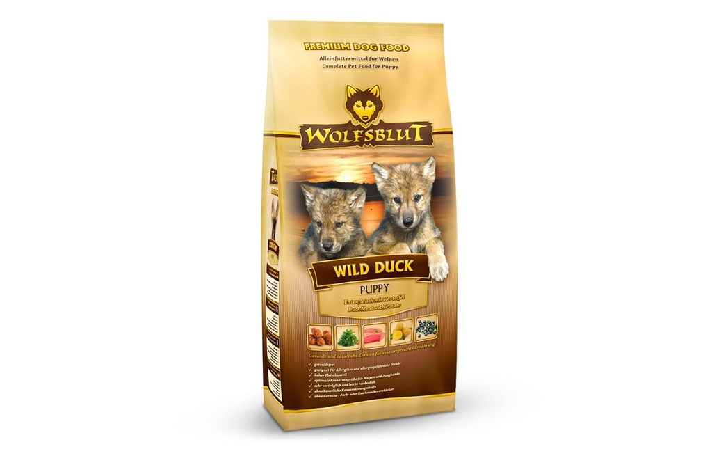 Wolfsblut Alimentation sèche Dog Wild Duck Puppy, 2 kg