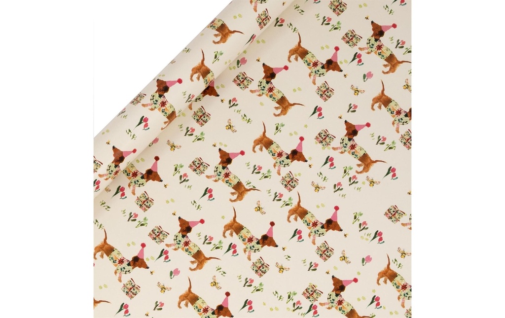 Glick Papier cadeau Teckel 4 m x 70 cm