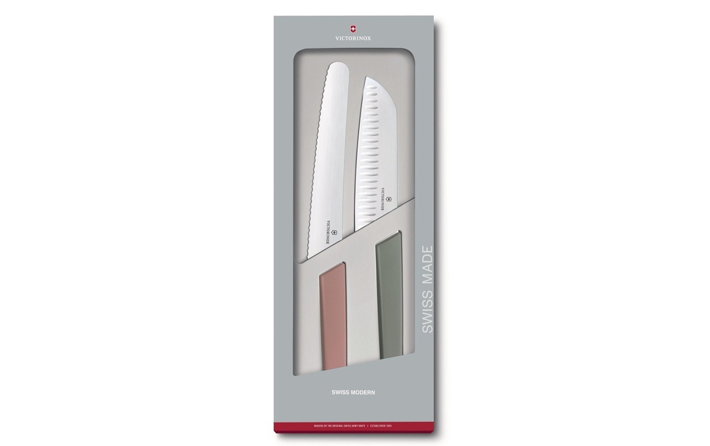 Victorinox Couteau de cuisine Swiss Modern Vert/Rose