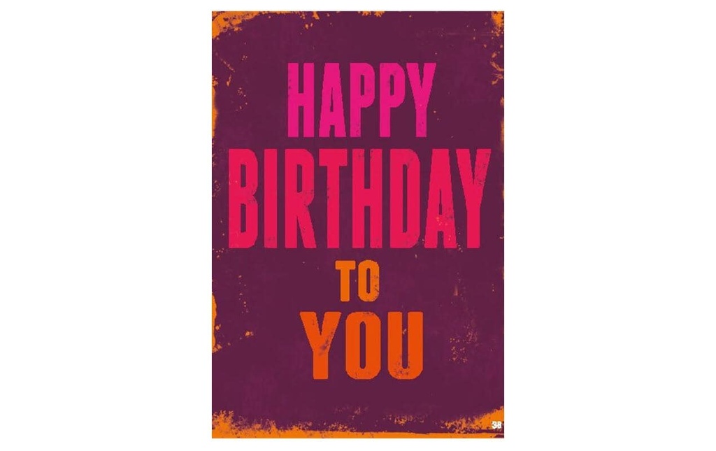 Depesche Carte musicale mobile Happy Birthday to you