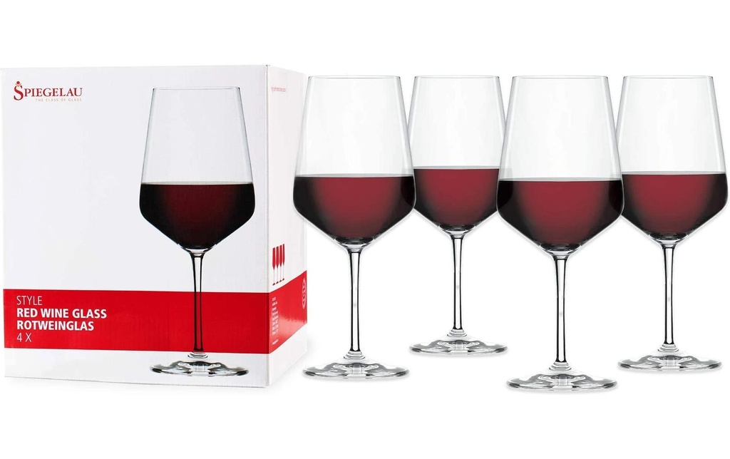 Spiegelau Verre à vin rouge Style 630 ml, 4 Pièce/s, Transparent