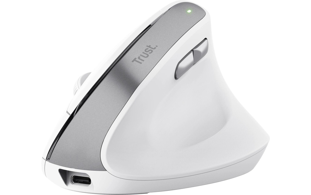 Trust Souris ergonomique Bayo II Blanc