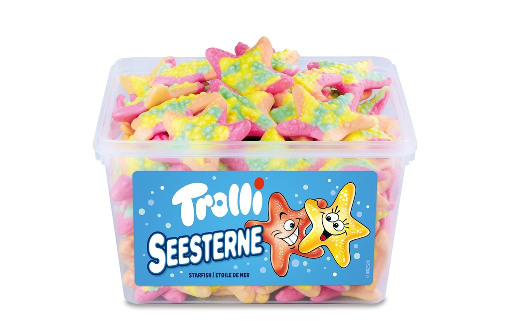 Trolli Bonbons gommeux Boîte d'étoiles de mer 1 kg