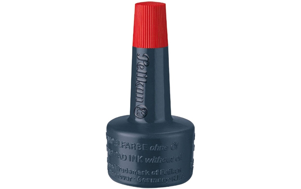 PELIKAN Encre à tampon s/huile rouge (28 pces)