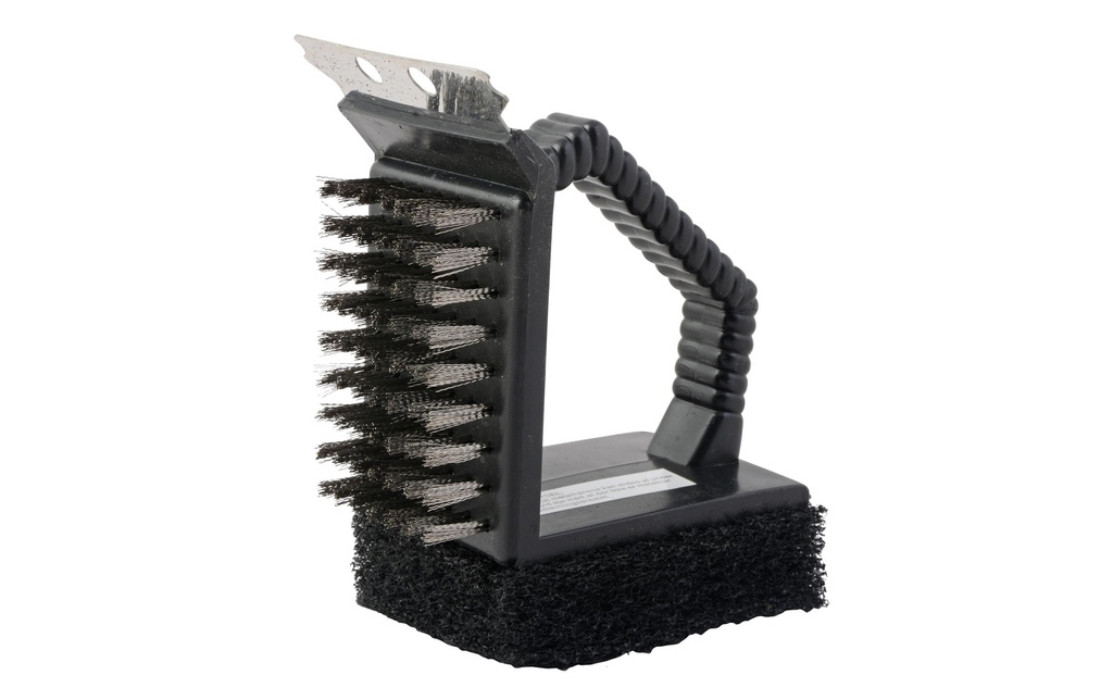 Dangrill Brosse pour barbecue 3 en 1, Noir