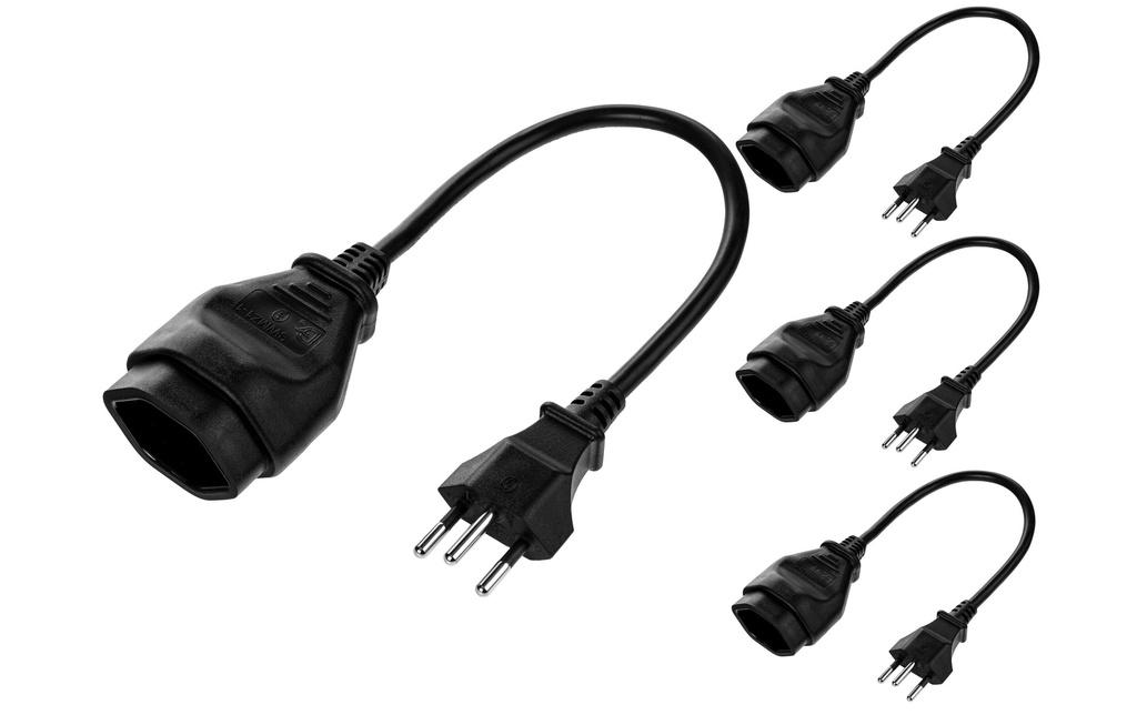 FURBER.power Câble de prolongation T13-T12 0.2 m, 4 pièces