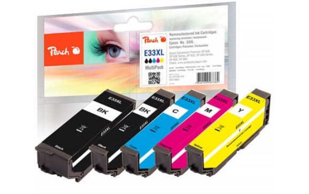 Peach Encre Epson No. 33XL BK, PBK, C, M, Y