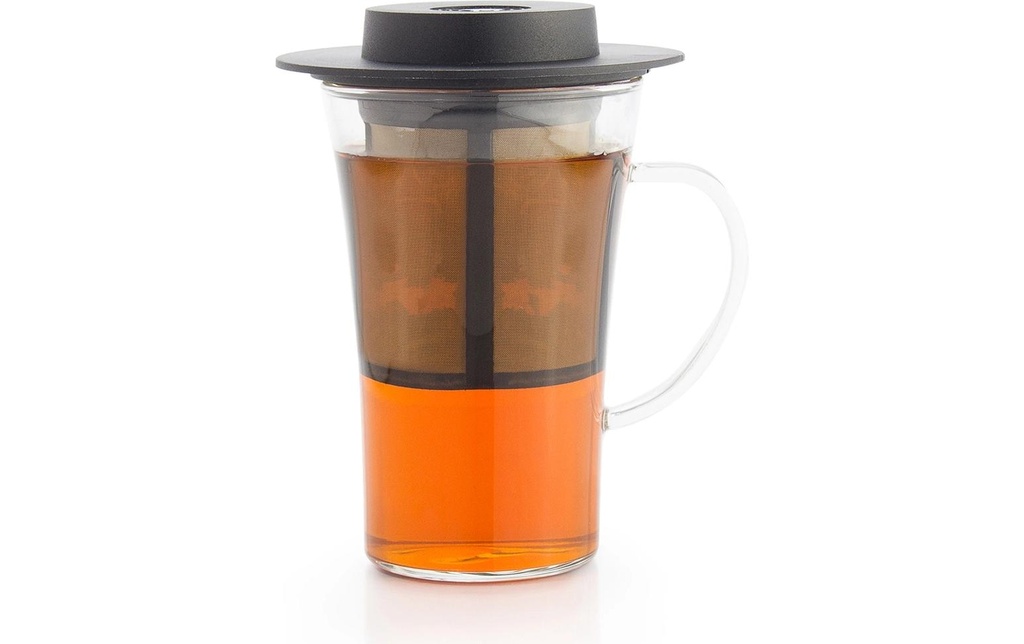 Finum Set de thé Bistro System 280 ml, Transparent / Noir