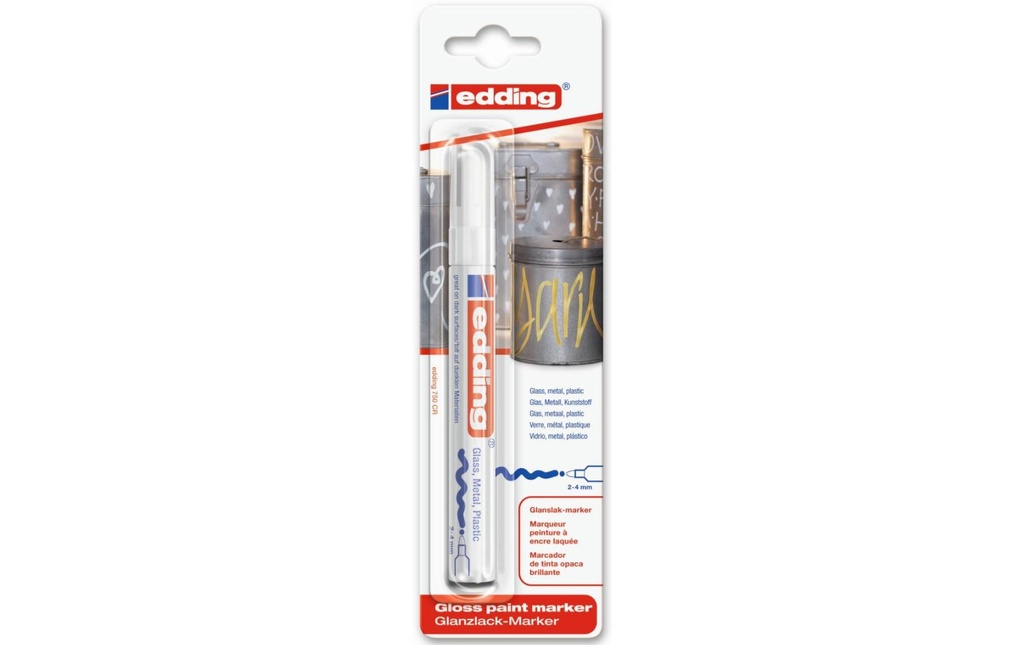 edding Marqueur peinture 750 Blanc
