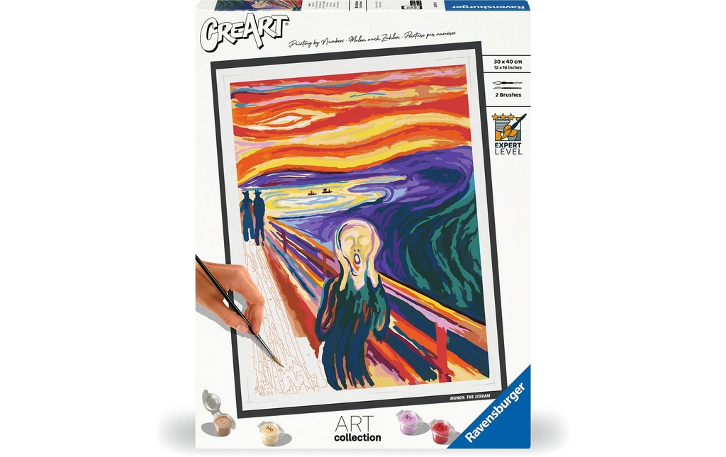 Ravensburger Peinture avec chiffres CreArt – Munch: Le Cri