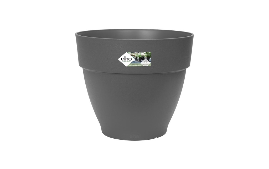 Elho Pot à fleur Vibia Campana ronde 65 cm Noir