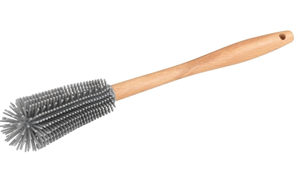Wenko Brosse à vaisselle Hollie Brun/Gris