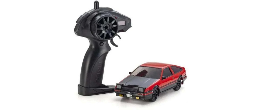 Kyosho Toyota AE86 RD/BK 1:28, rouge/noir