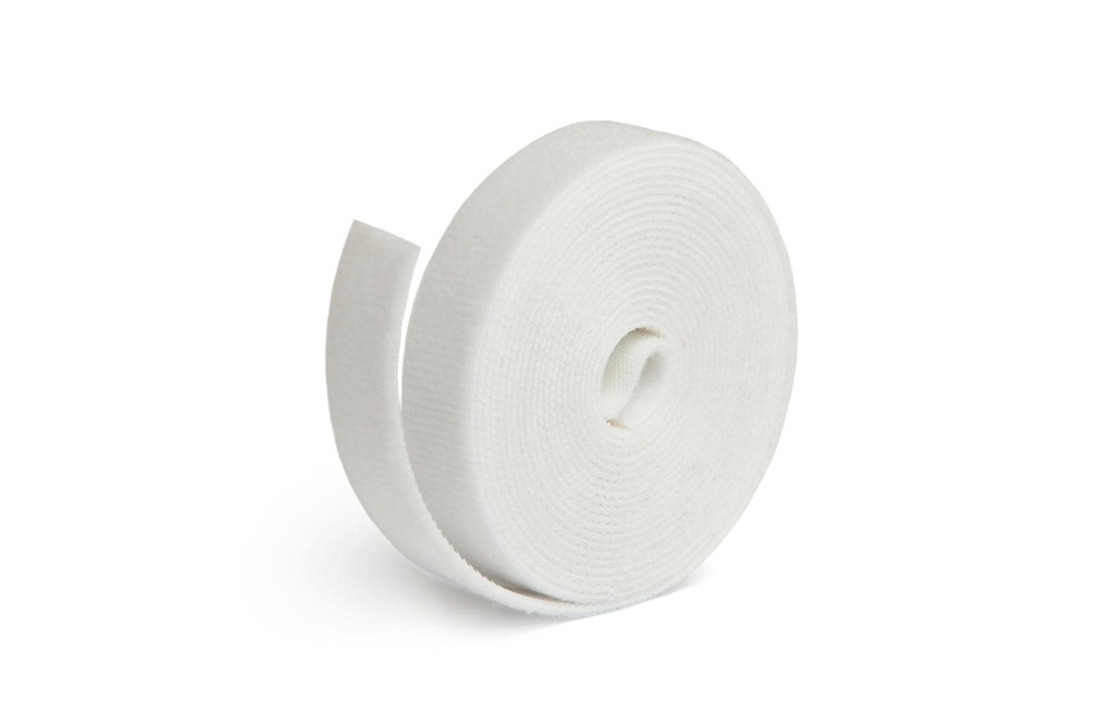Label-the-cable Rouleau de bande auto-agrippante ROLL STRAP 16 mm x 3 m, Blanc