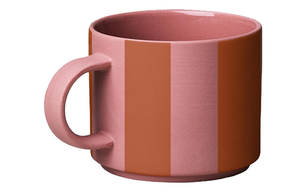 Chic Mic Tasse à café Bonne humeur 280 ml, 1 Pièce/s, Berry rayé