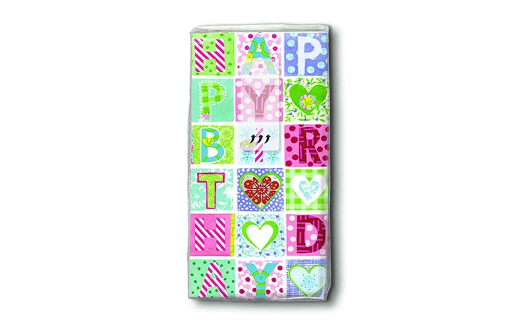 Paper + Design Mouchoirs B-day 1 pièce