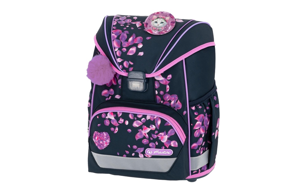 Herlitz Sac à dos pour l’école UltraLight Plus Blossom Dance 4 pièces, 16 l