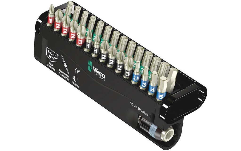 Wera Kits de bits Bit-Check 30 Stainless 1 30-teilig