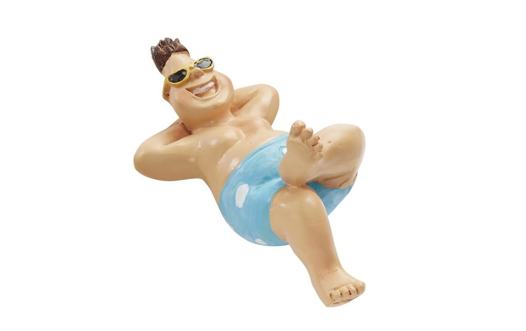 HobbyFun Mini figurine Vacanciers de la plage 6 cm
