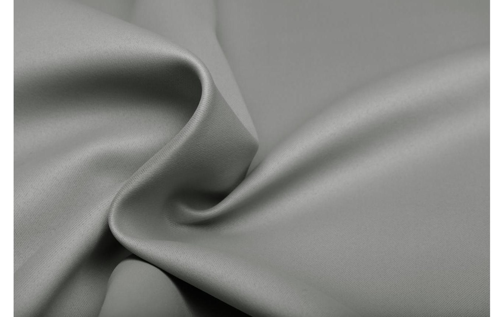 Hubatka Rideaux opaques avec galons autoplissants Gris 260 cm x 140 cm