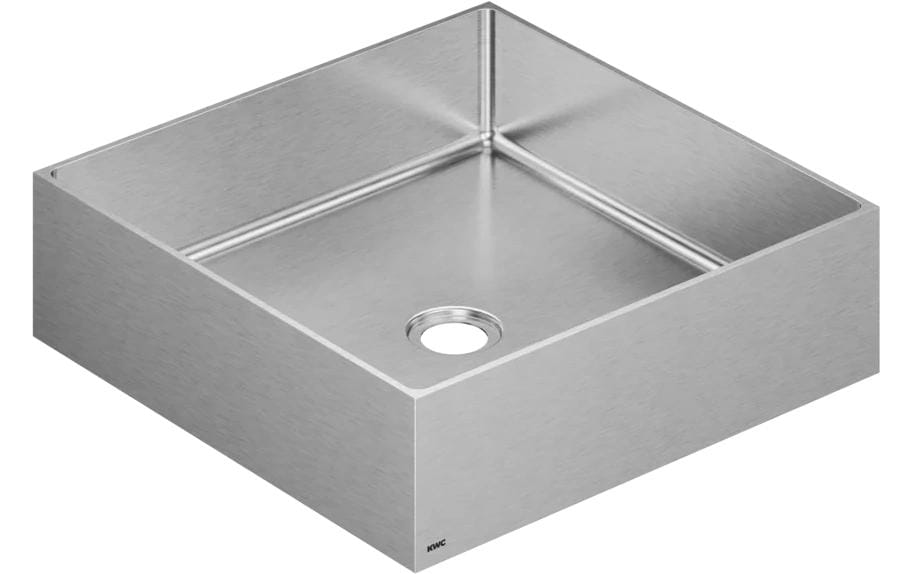 KWC Bassin en acier inoxydable design 400 x 400 mm