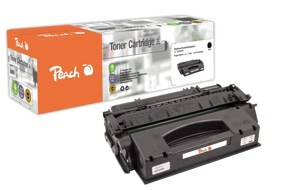 Peach Toner HP Nr. 53X (Q7553X) noir