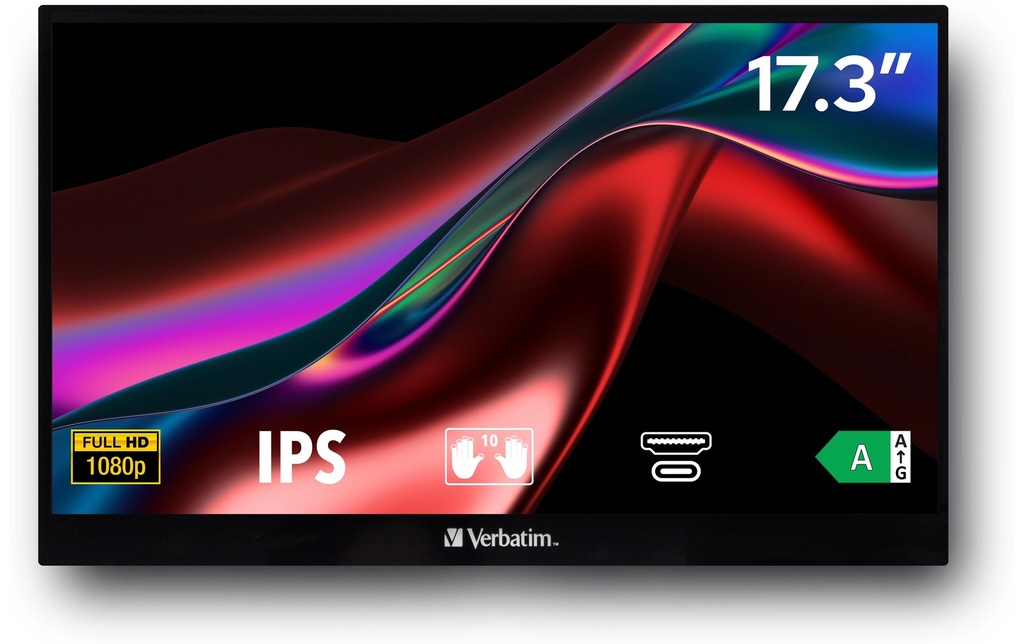 Verbatim Moniteur 49593 17.3 , 1920 x 1080 (Full HD)