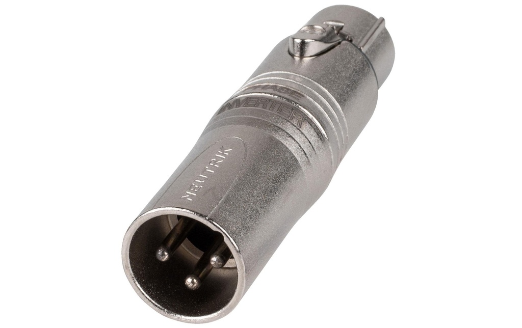 Neutrik Adaptateur audio NA3FMX XLR 3 pôles, femelle - XLR 3 pôles, mâle