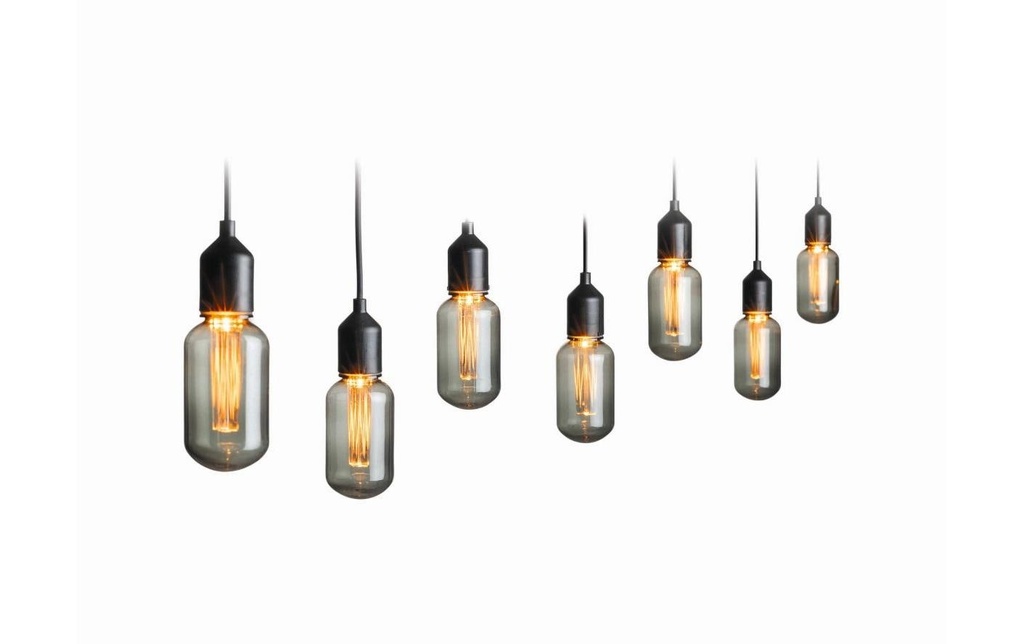 STT Guirlande lumineuse Solar Edison, 10 LEDs, 2.7m, Smoky