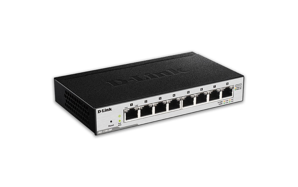 D-Link PoE Switch DGS-1100-08P V2 8 Port