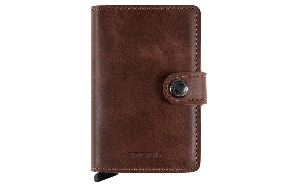 SECRID Portefeuille Miniwallet Vintage Marron