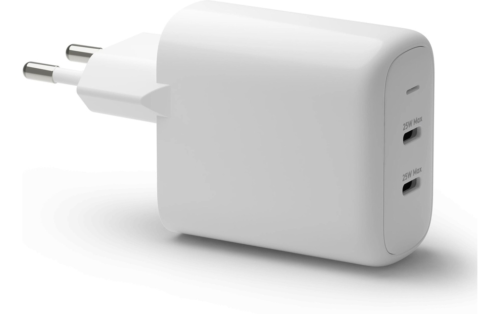 dbramante1928 Chargeur mural USB USB-C + USB-C 25 W + 25 W