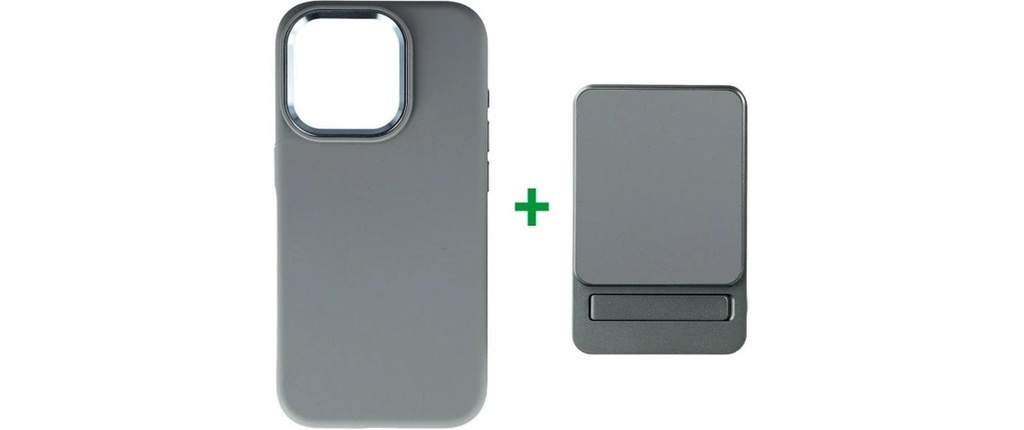 4smarts Banque d'alimentation sans fil avec MagSafe, étui inclus 5000 mAh