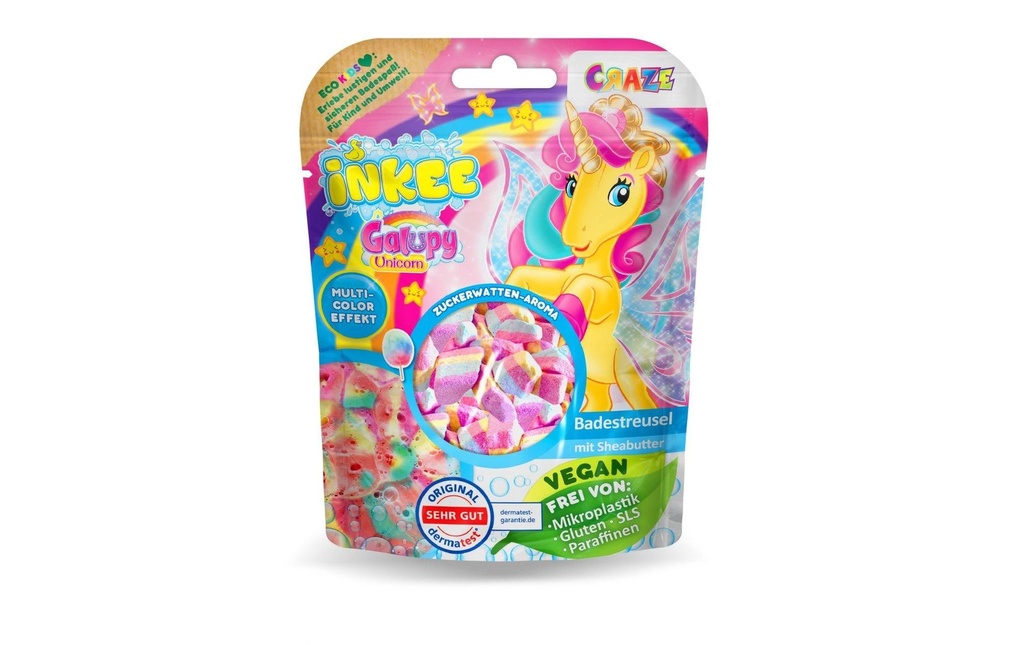 Craze Plaisir dans la baignoire Inkee Bath Crumbles Galupy Licorne 1 Pièce/s