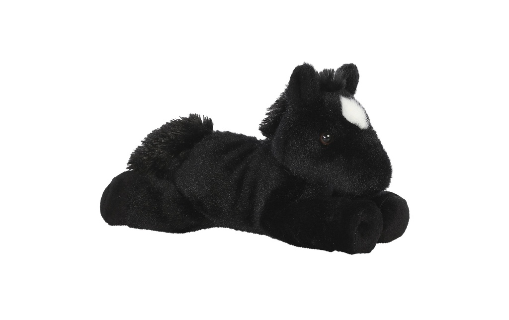AURORA Peluche Mini Flopsies Beau Black Horse 20 cm